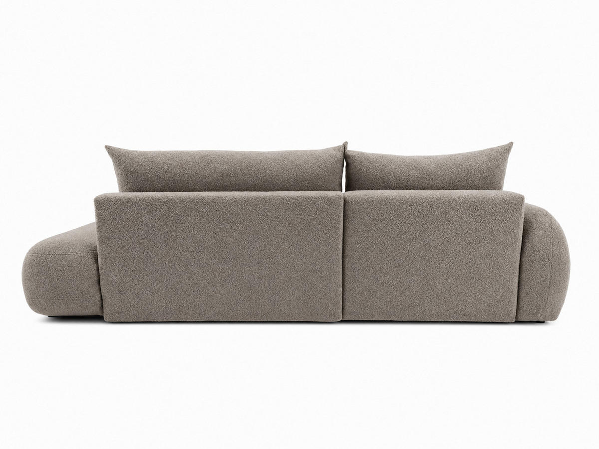 ECKSOFA Neto, Seite: Links - Schwarz/Weiß, Holz/Kunststoff (300/187cm) - Sofnet