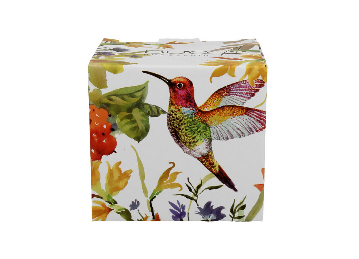 TEETASSE mit Sieb in Fassform LINNEA - Weiß, Keramik (0.43L) - DUO PORCELAIN