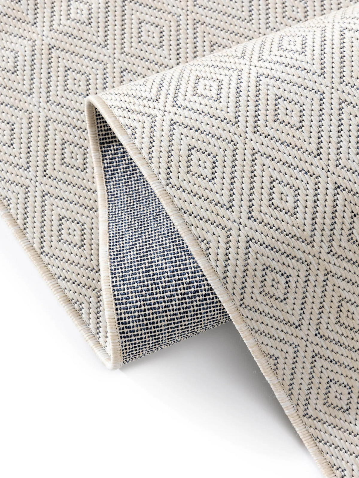 VNITŘNÍ a venkovní koberec Lou Bílá 120x170 cm - bílá, plast/umělá hmota (120/170cm) - benuta