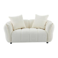 SOFA - 2 Personen - stoff - gebrochenes weiß Kimaca - Weiß, Textil (164/69/96cm) - Vente-Unique