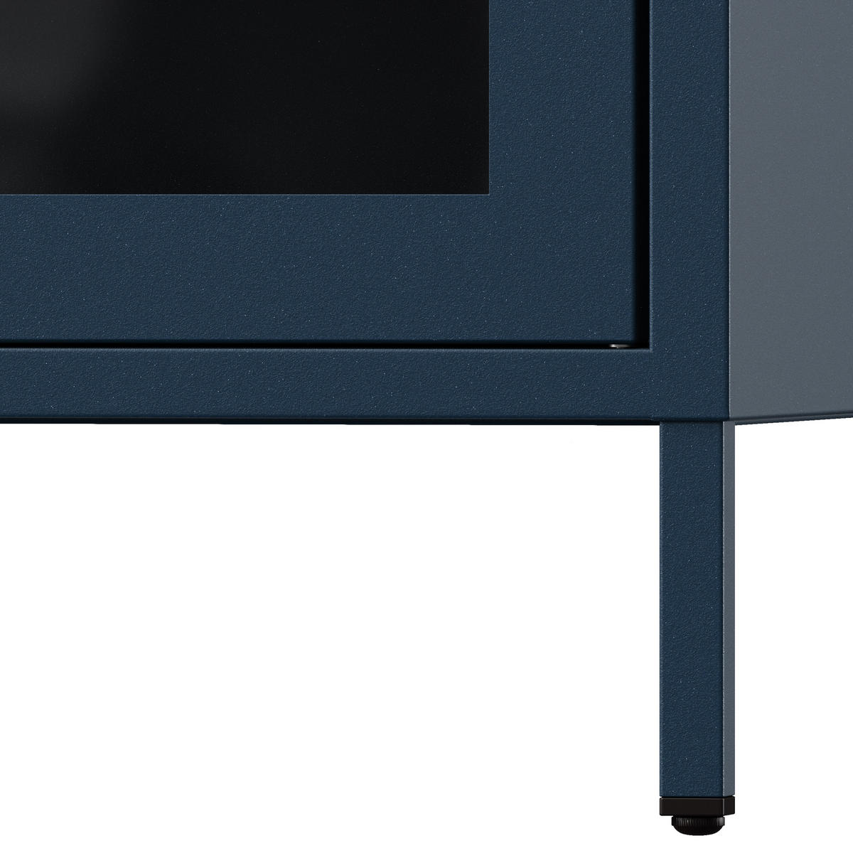 WOHNZIMMER Vitrine ANGELO Modern - Blau, Metall (80/185/45cm) - Jan Nowak