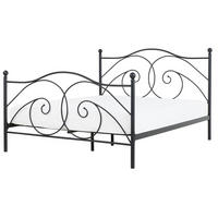 METALLBETT 160/200cm Schwarz Dinard - Schwarz, Metall (160/200cm) - Beliani