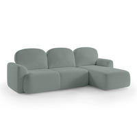 ECKSOFA Bulu Multicolor - Multicolor, Textil (260/95/163cm) - Pillovely