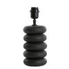 LAMPENFUSS Budongo Schwarz Ø12/21 cm - Schwarz, Holz (12/12/21cm) - Light & Living