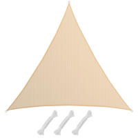 SONNENSEGEL Luftdurchlässig 600 cm Beige - Beige, Kunststoff (600/600cm) - Amanka