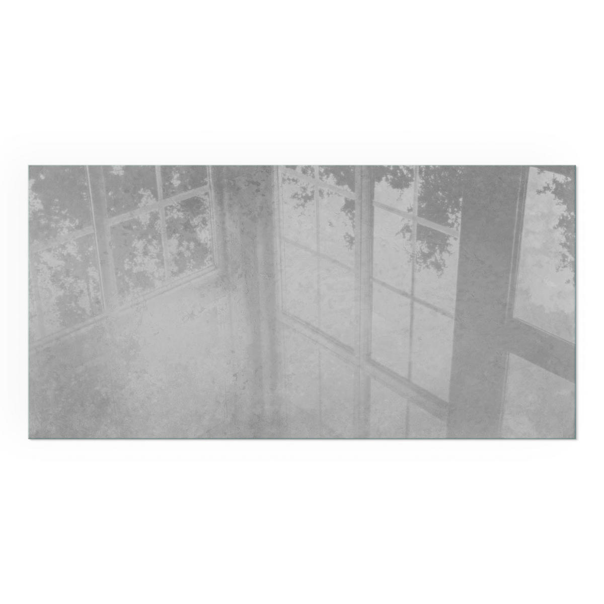 GLASPLATTE für Kamin 140x70 cm - Grau, Glas (140/70/0.4cm) - TULUP