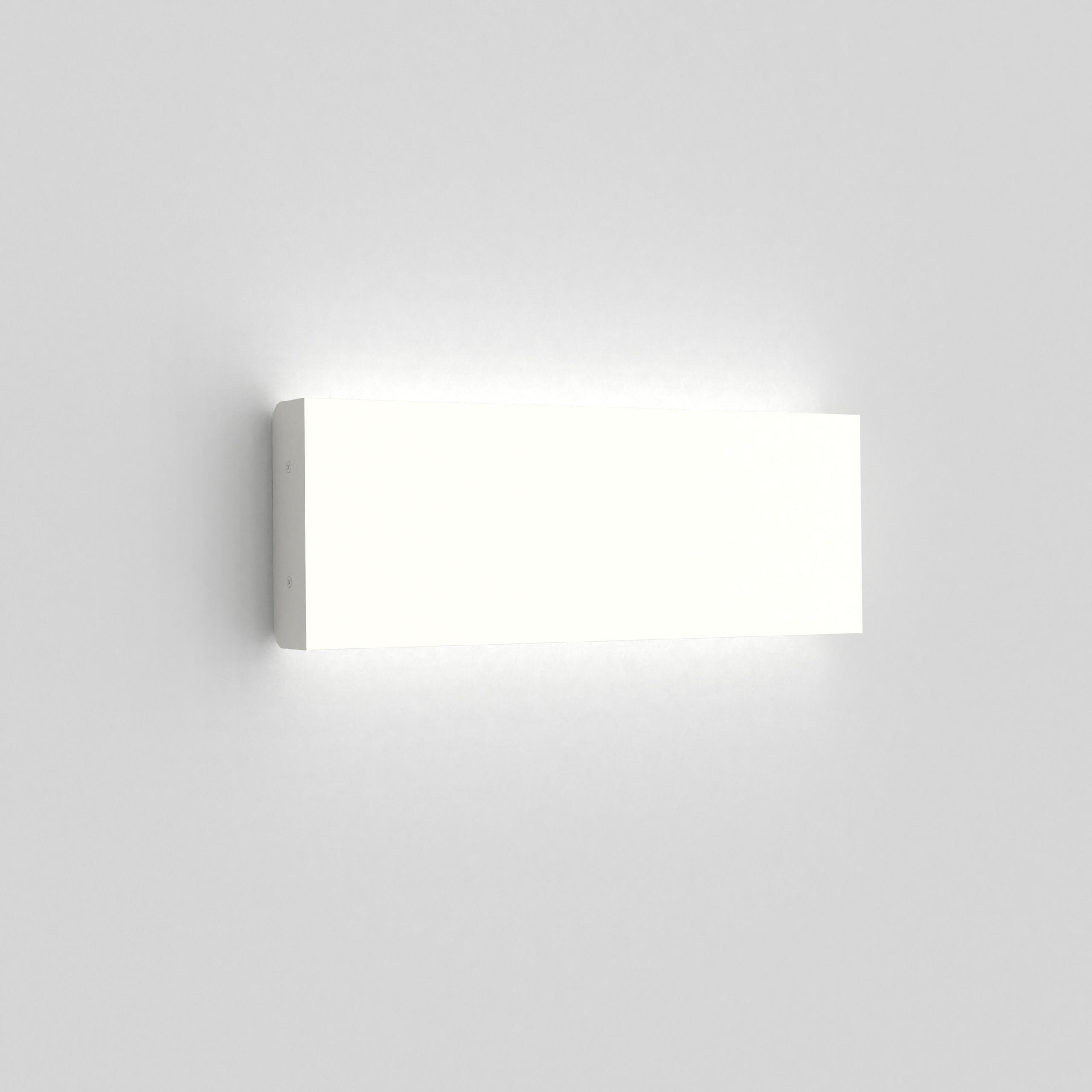 Lumicom Led-Wandleuchte Weiß Hochglanz 29x11x3.6 cm
