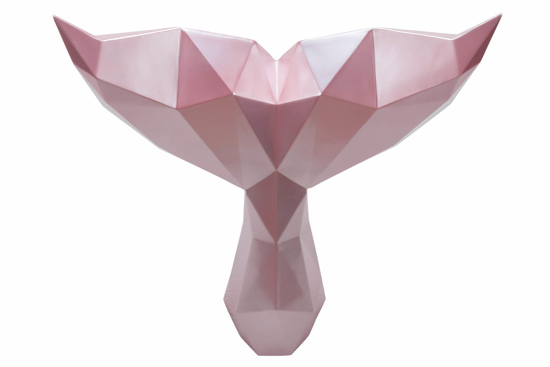 SKULPTUR Rosa 43/32 cm - Pink, Stein (1.66/32/38cm) - KUNSTLOFT