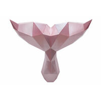 SKULPTUR Rosa 43/32 cm - Pink, Stein (1.66/32/38cm) - KUNSTLOFT