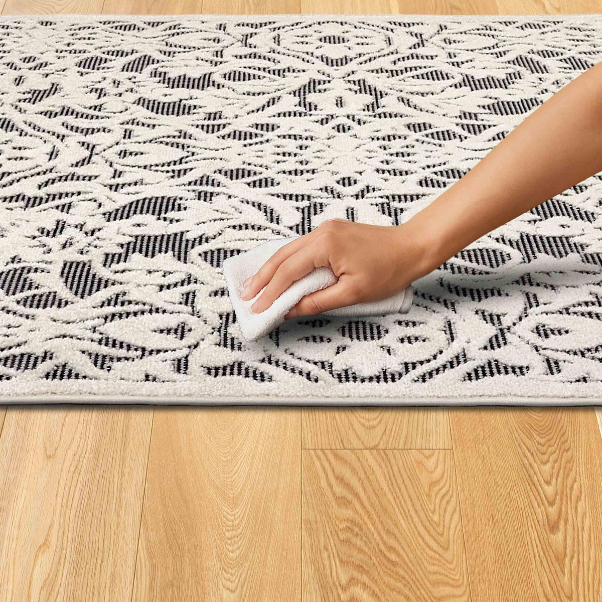 KURZFLORTEPPICH SERINA - Hellgrau, Textil (160/230cm) - Astra