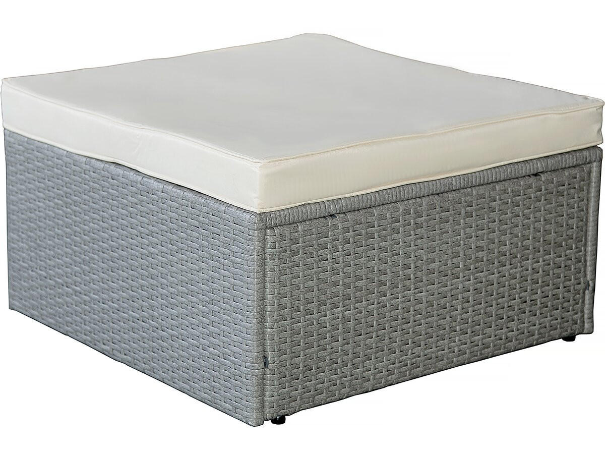 GARTENSITZGRUPPE diya Grau - Ecru, Kunststoff - Habitat Garten