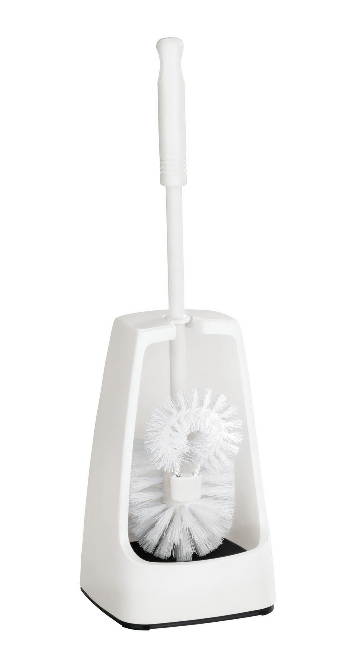 WC-BÜRSTE mit Reinigung Simple 12,5/12,5/40 cm - Weiß, Kunststoff (12.5/40/12.5cm) - Wenko