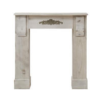 KAMINUMRANDUNG Grau 23/97/99 cm - Grau, Holz (23/99/97cm) - Mobili Rebecca