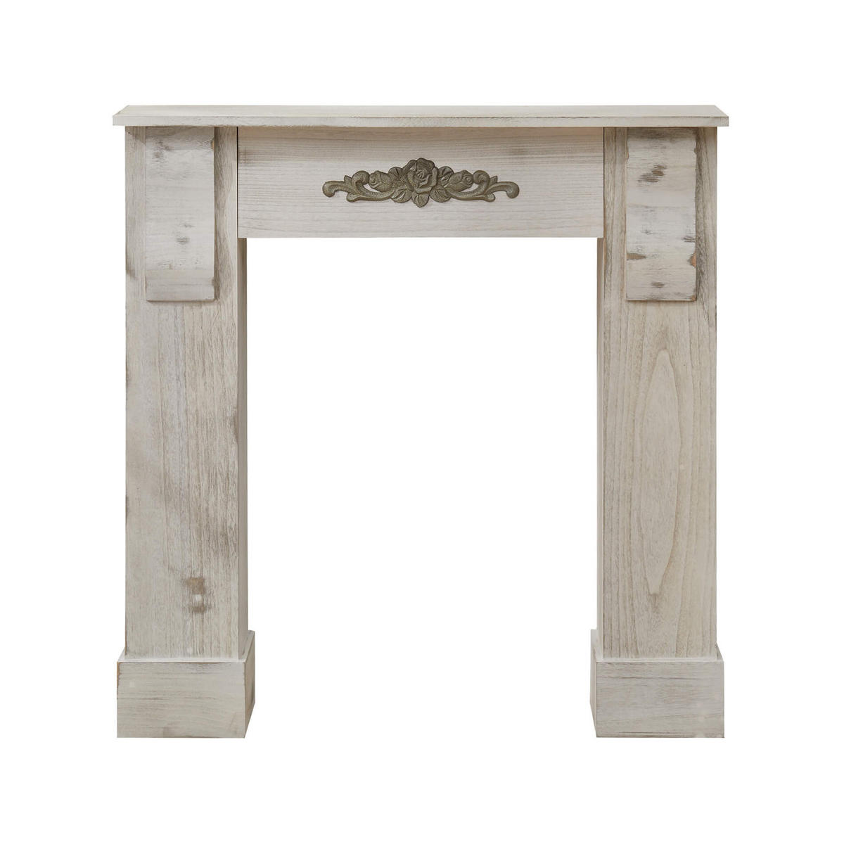 KAMINUMRANDUNG Grau 23/97/99 cm - Grau, Holz (23/99/97cm) - Mobili Rebecca