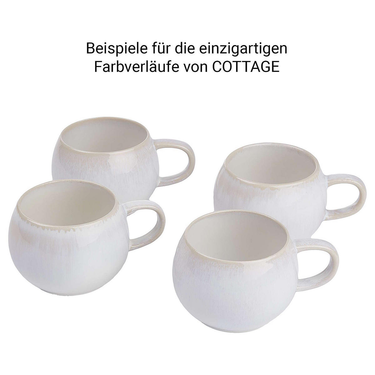TASSE Cottage - Weiß, Keramik (0.35L) - Butlers