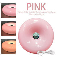 WANDSTRAHLER LED Dreifarbiges Licht 22.5/15/22.5 cm Rosa - Rosa, Kunststoff (15/22.5/22.5cm) - Authentics
