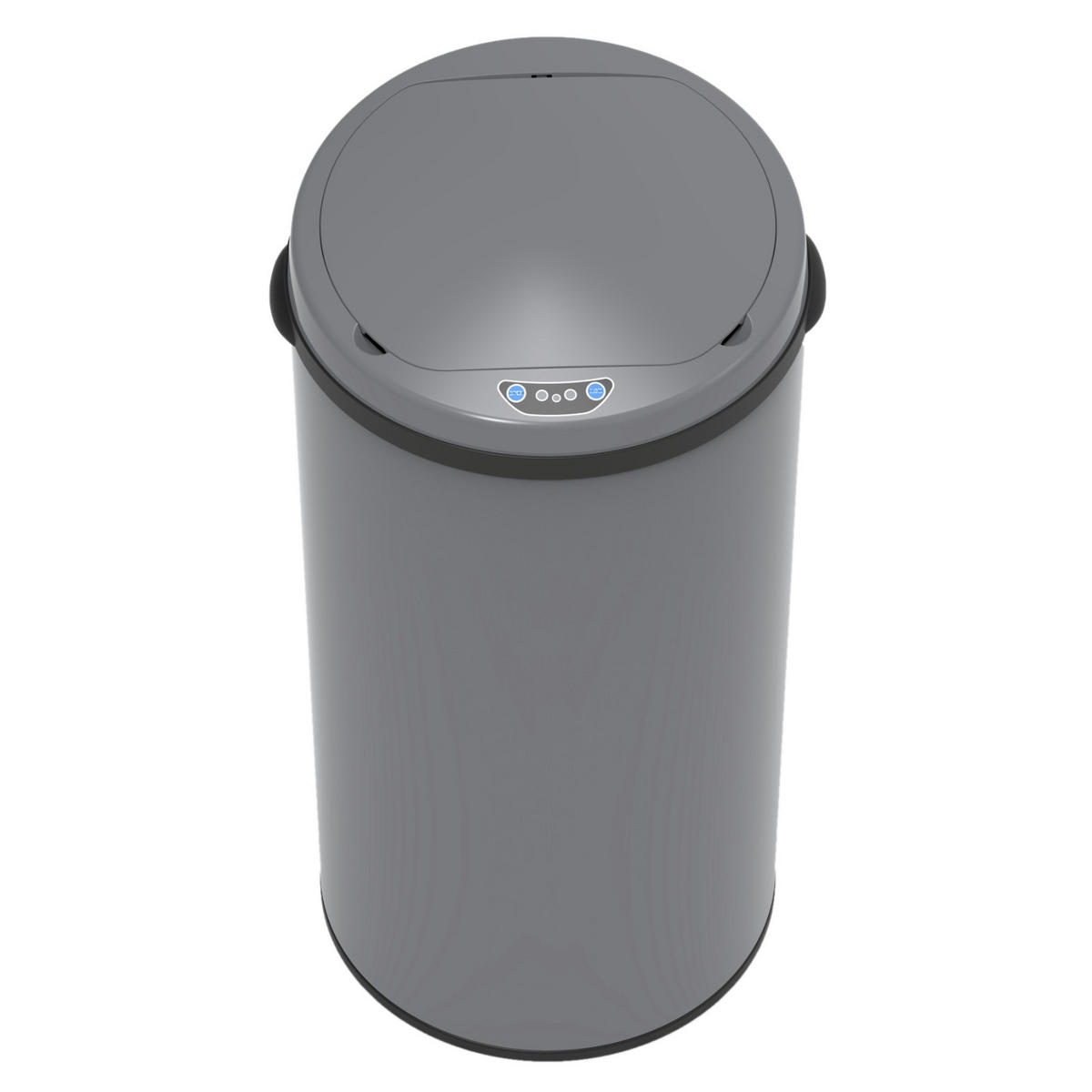SENSORMÜLLEIMER 42L - Grau, Metall (32/67/32cm) - SVITA