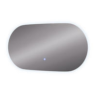 KOUPELNOVÉ ZRCADLO Miral Sklo - čirá, sklo (100/2.8/50cm) - Vicco