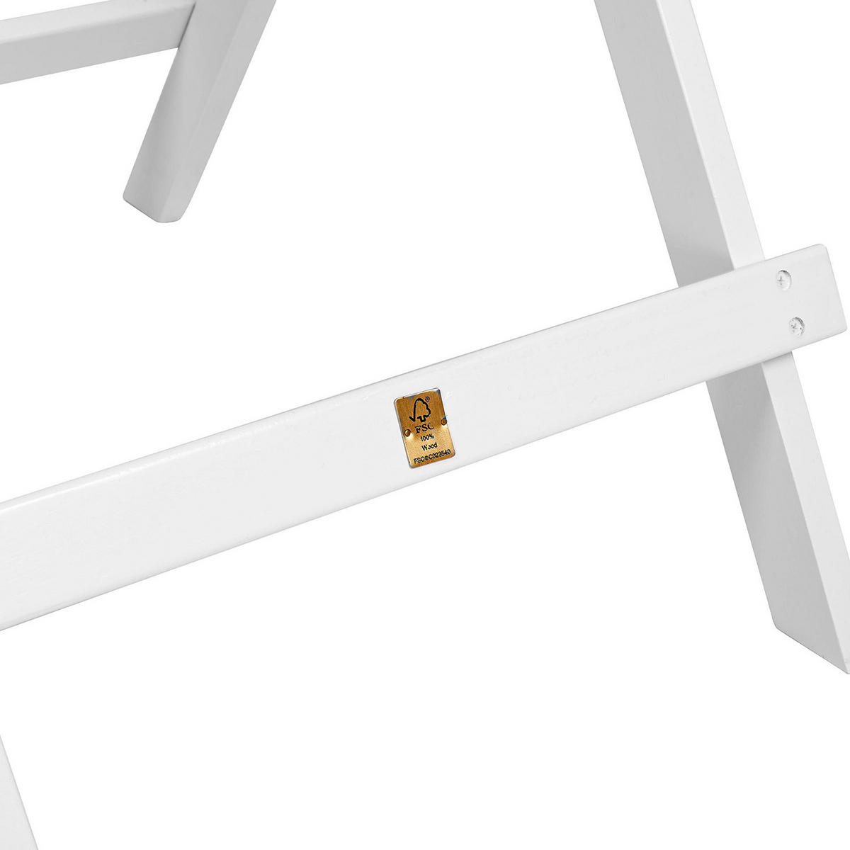 GARTENTISCH Lodge - Weiß, Holz (58/58/73cm) - Butlers