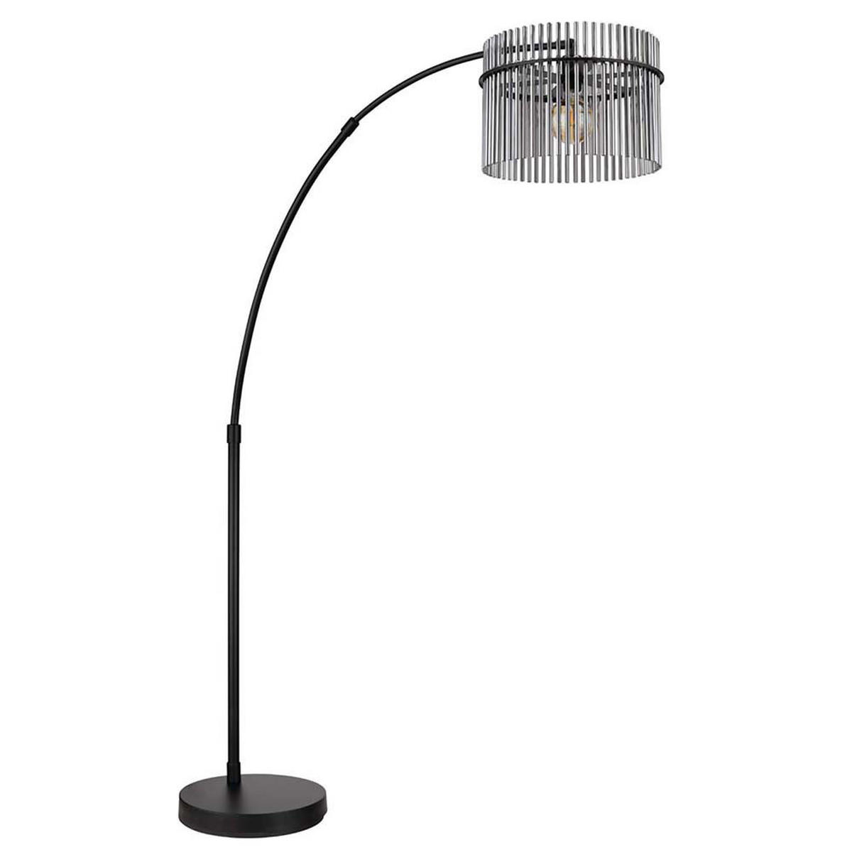 LED STEHLEUCHTE Glas Grau Rauchoptik - Grau, Glas (120/38/185cm) - Globo Lighting