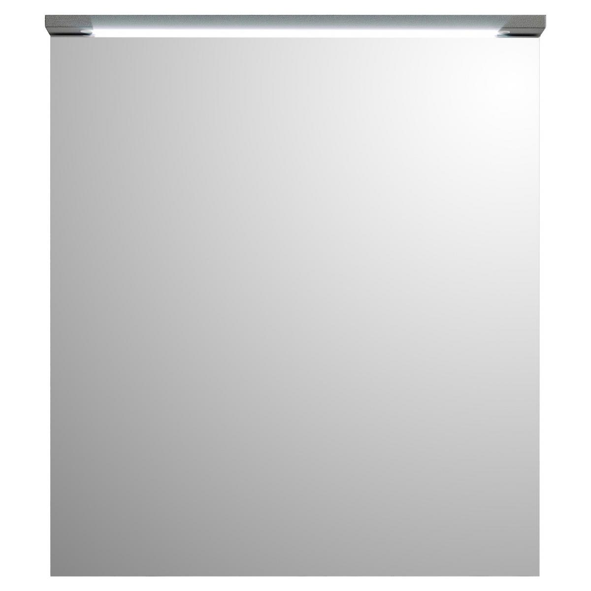 SPIEGELSCHRANK DUO 60x068x23 cm LED Steckdose - Grau, Holzwerkstoff (60/68/23cm) - Aileenstore