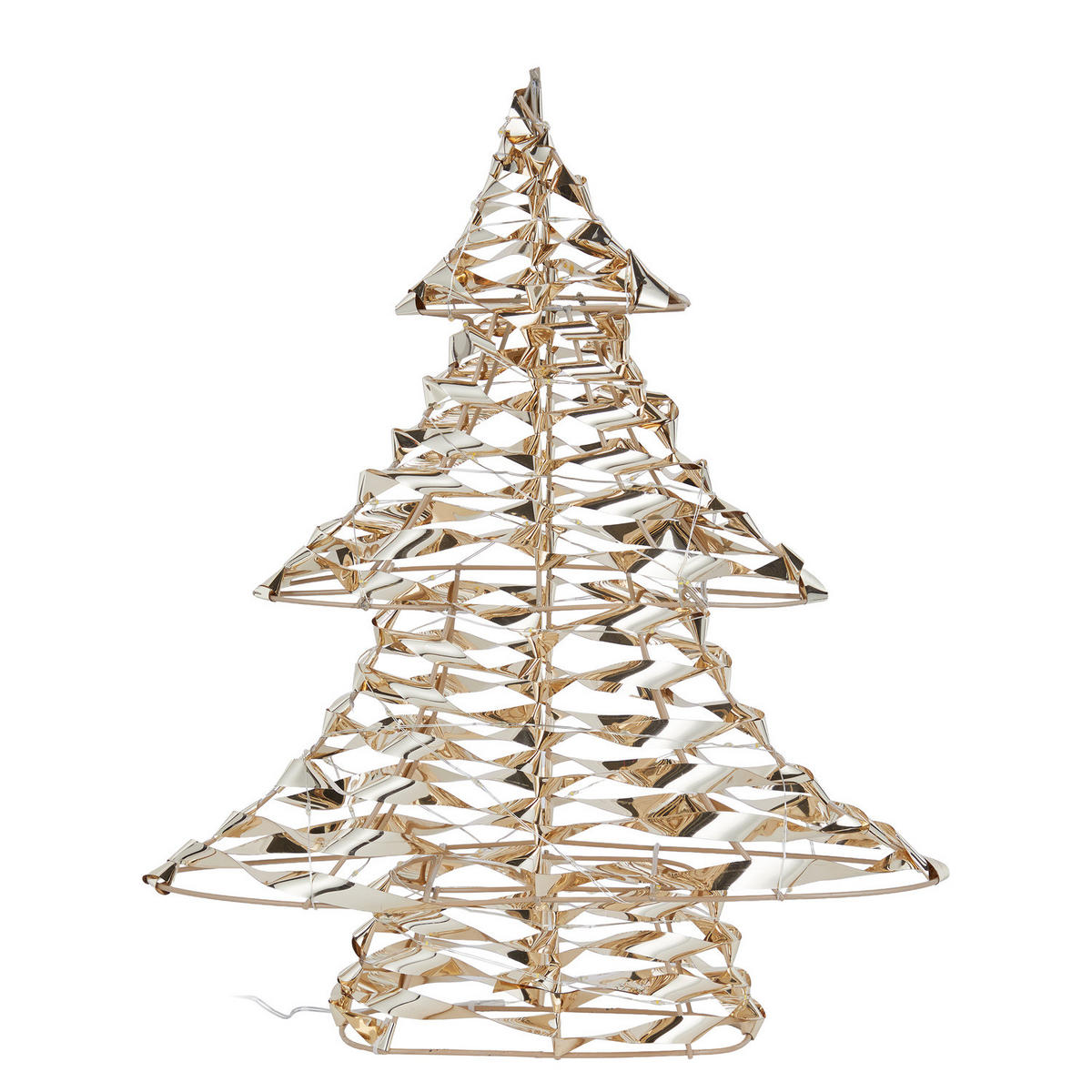 DEKOTANNE Golden Tree LED Baum 40cm - Goldfarben, Kunststoff (40cm) - Butlers