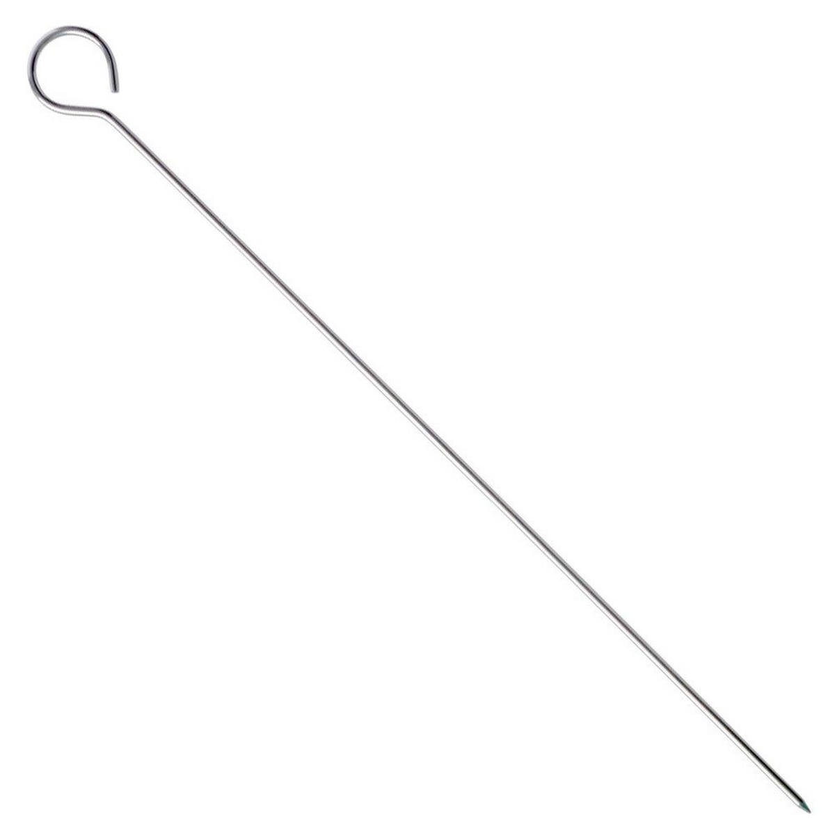 STAHLSPIESSE 29 cm 6 Stück. - Silberfarben, Metall (29cm) - Orion 