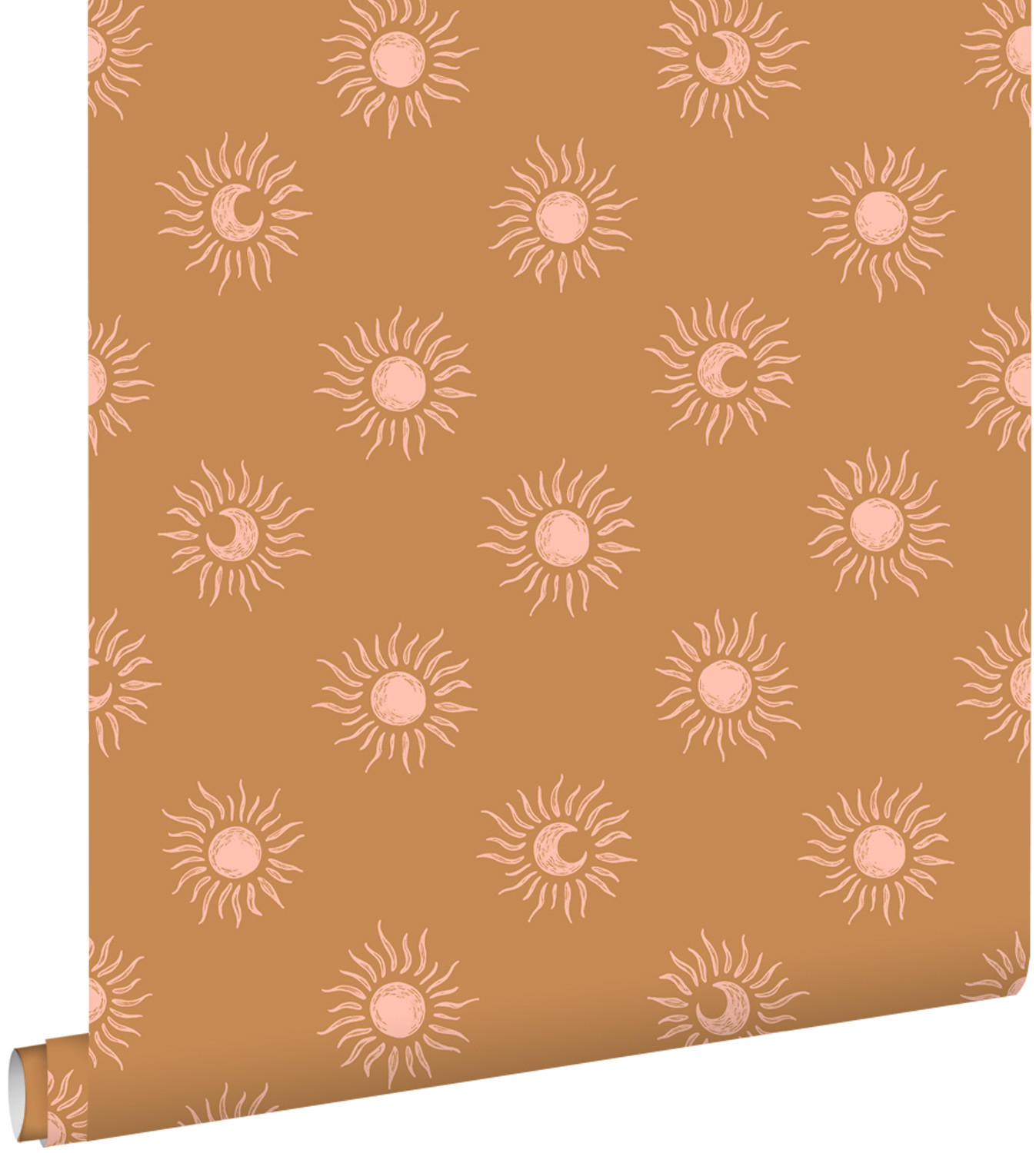 TAPETE Sonnchen 50 x 900 cm - Terracotta, Papier (50/900cm) - ESTAhome