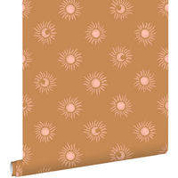TAPETE Sonnchen 50 x 900 cm - Terracotta, Papier (50/900cm) - ESTAhome