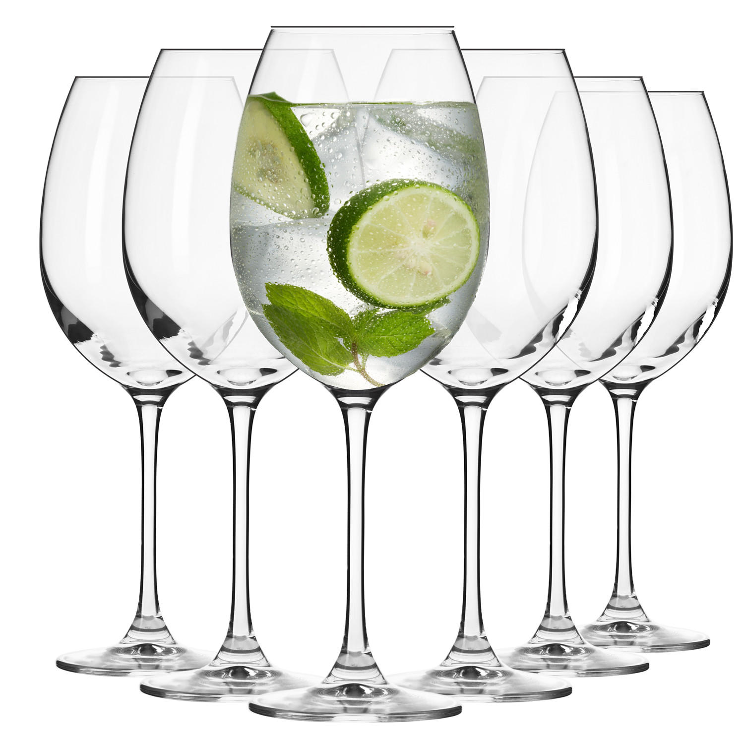 COCKTAILGLÄSER, 6er-Set, 480 ml - Transparent, Glas (0.48L) - Krosno Glass