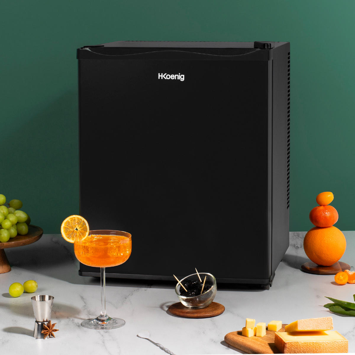 MINIBAR MFX230 Schwarz, 23L - Schwarz, Metall (38/47.7/37.8cm) - HKoenig