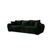 SOFA MOLISA mit Schlaffunktion ITAKA 10 mit Stauraum - Grün, Textil (86/82/246cm) - Bedante