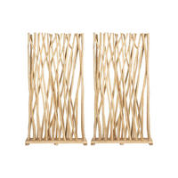PARAVENT - 100 cm x 25 cm - Holz, Platte - Naturfarben Hell - GAYANA - Naturfarben, Holz (100/180/25cm) - Vente-Unique