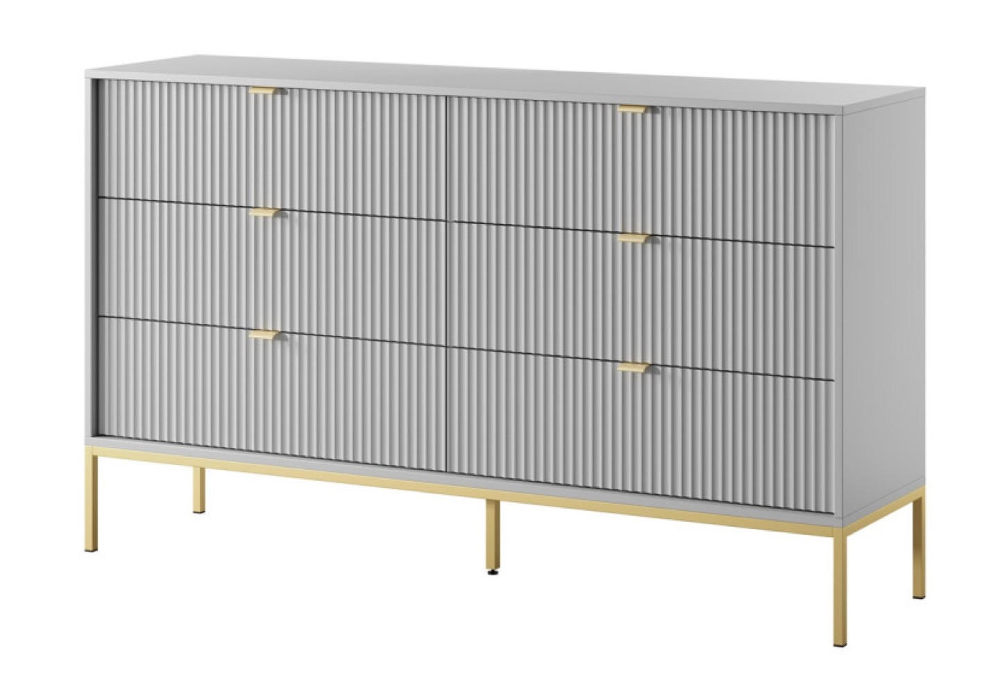 Sepro Meble Sideboard Grau 154x91x39 cm