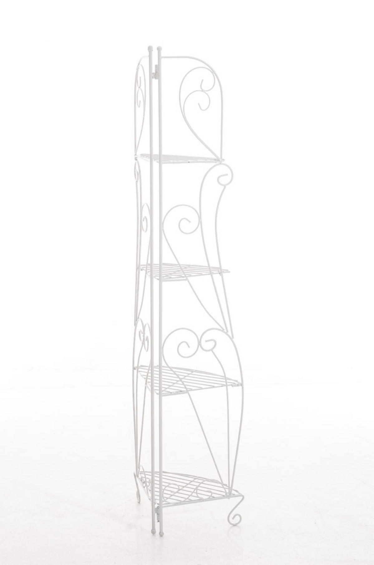 STANDREGAL Irmi weiß - Weiß, Metall (40/154/30cm) - TPFGarden