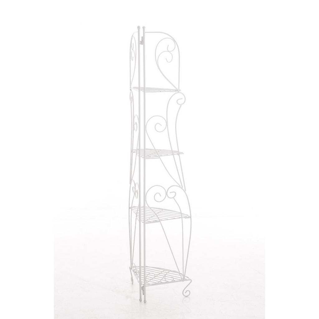 Thumbnail - TPFGarden Standregal, Weiß, Metall, 40x154x30 cm, Wohnzimmer, ,