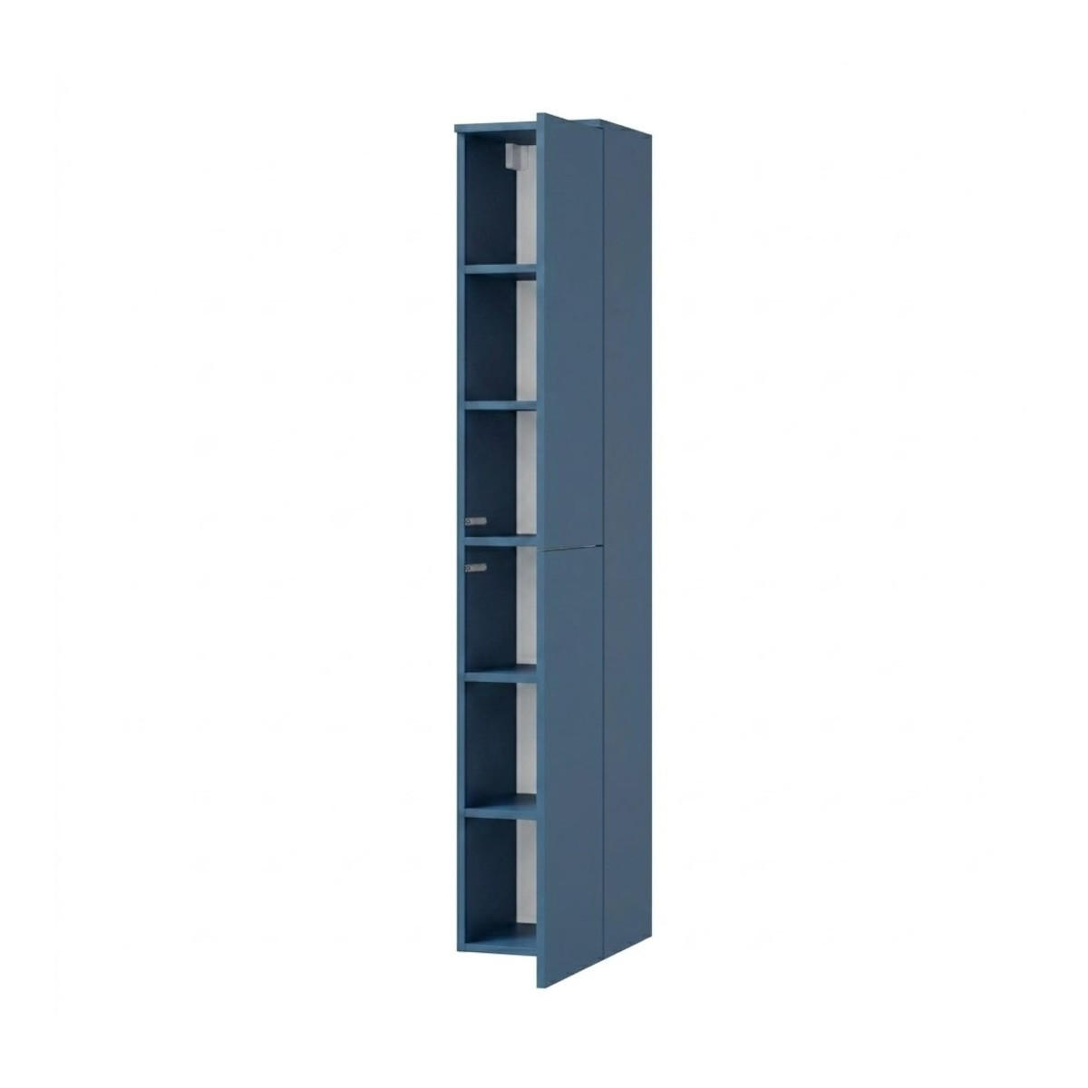 HOCHCHRANK Color 2D 160 Meeresblau - Dunkelblau, Holzwerkstoff (30/160/30cm) - mzm24