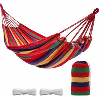 HÄNGEMATTE Outdoor, Camping, 200 kg, Mit Gurt & Tasche, Coloré - Grün, Textil (190/1/80cm) - Authentics