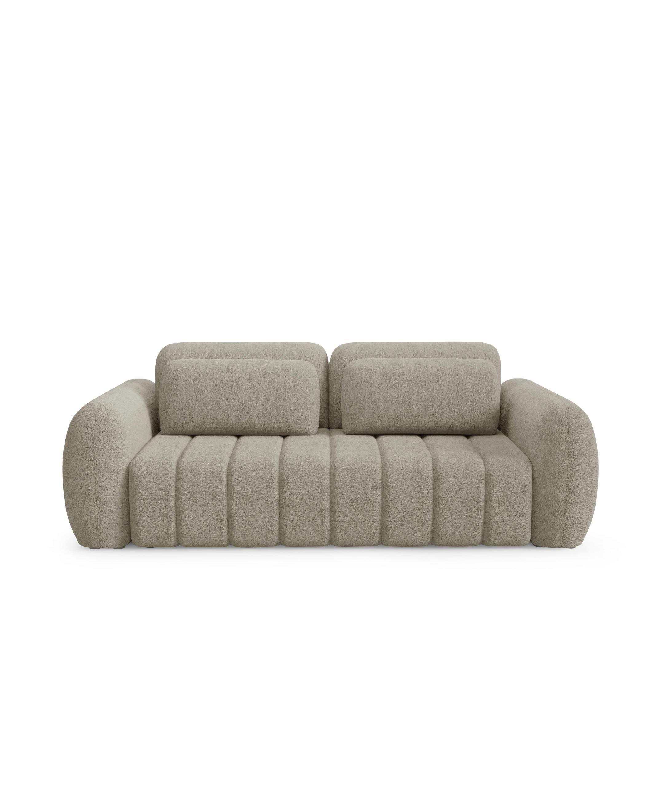 SCHLAFSOFA mit Bettkasten Premium Beige - Beige/Schwarz, Holz/Holzwerkstoff (266/95/110cm) - Furnisell
