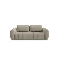 SCHLAFSOFA mit Bettkasten Premium Beige - Beige/Schwarz, Holz/Holzwerkstoff (266/95/110cm) - Furnisell