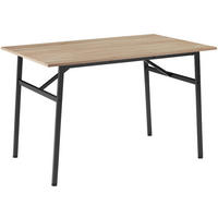 ESSTISCH Swansea,120 x 75 x 76 cm,Industrial Holz hell, Eiche Sonoma - Naturfarben, Holz (120/75/76cm) - tectake