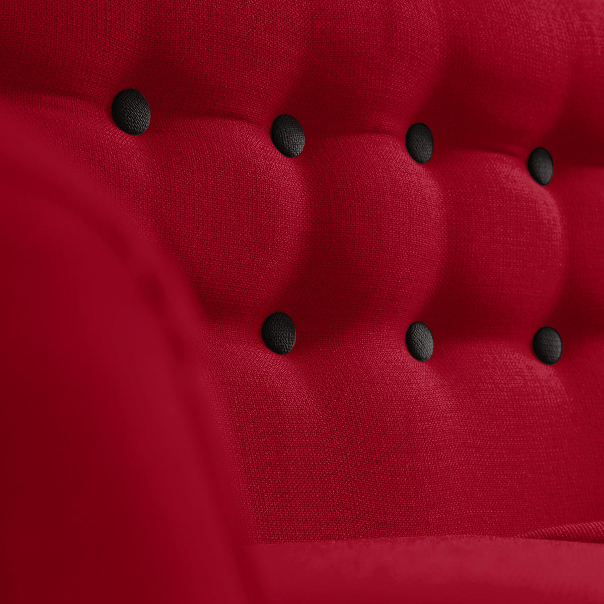 2-SITZER SOFA - Webstoff - Rot, Textil (148/76/67cm) - home24