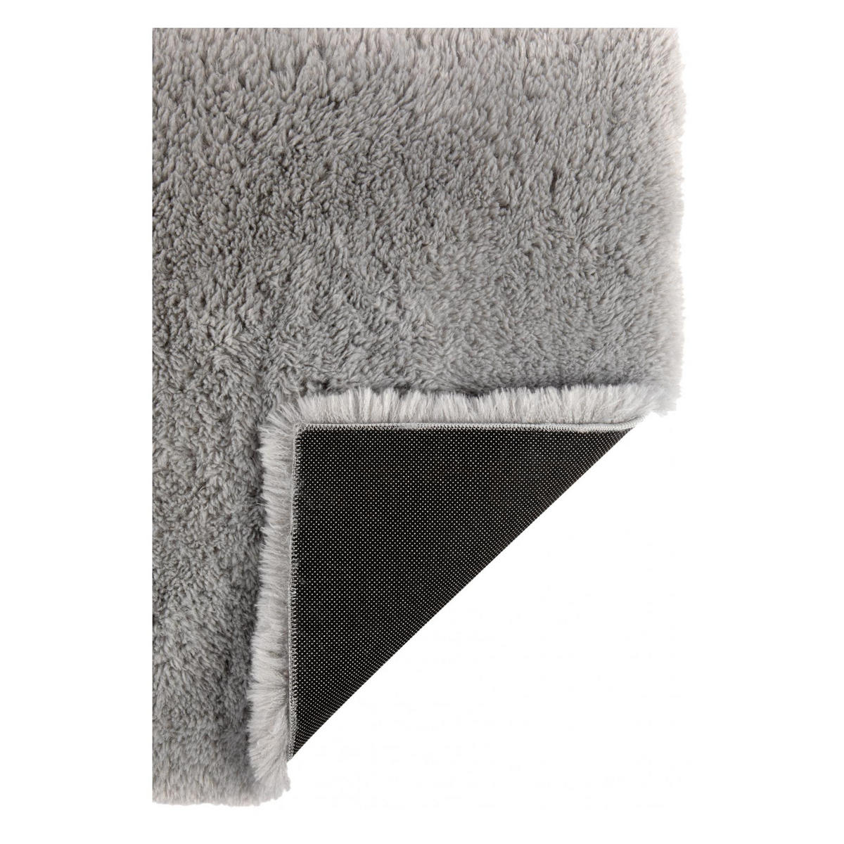 TEPPICH Billy perlweiß 80 x 150 x 5 cm - Hellgrau, Textil (80/150cm) - Vivaraise