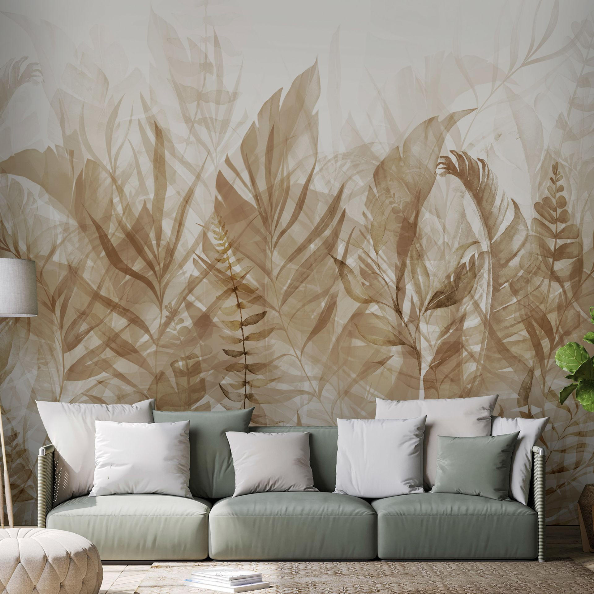 VLIESTAPETE Braun 100/70 cm - Braun, Textil (100/1cm) - KUNSTLOFT