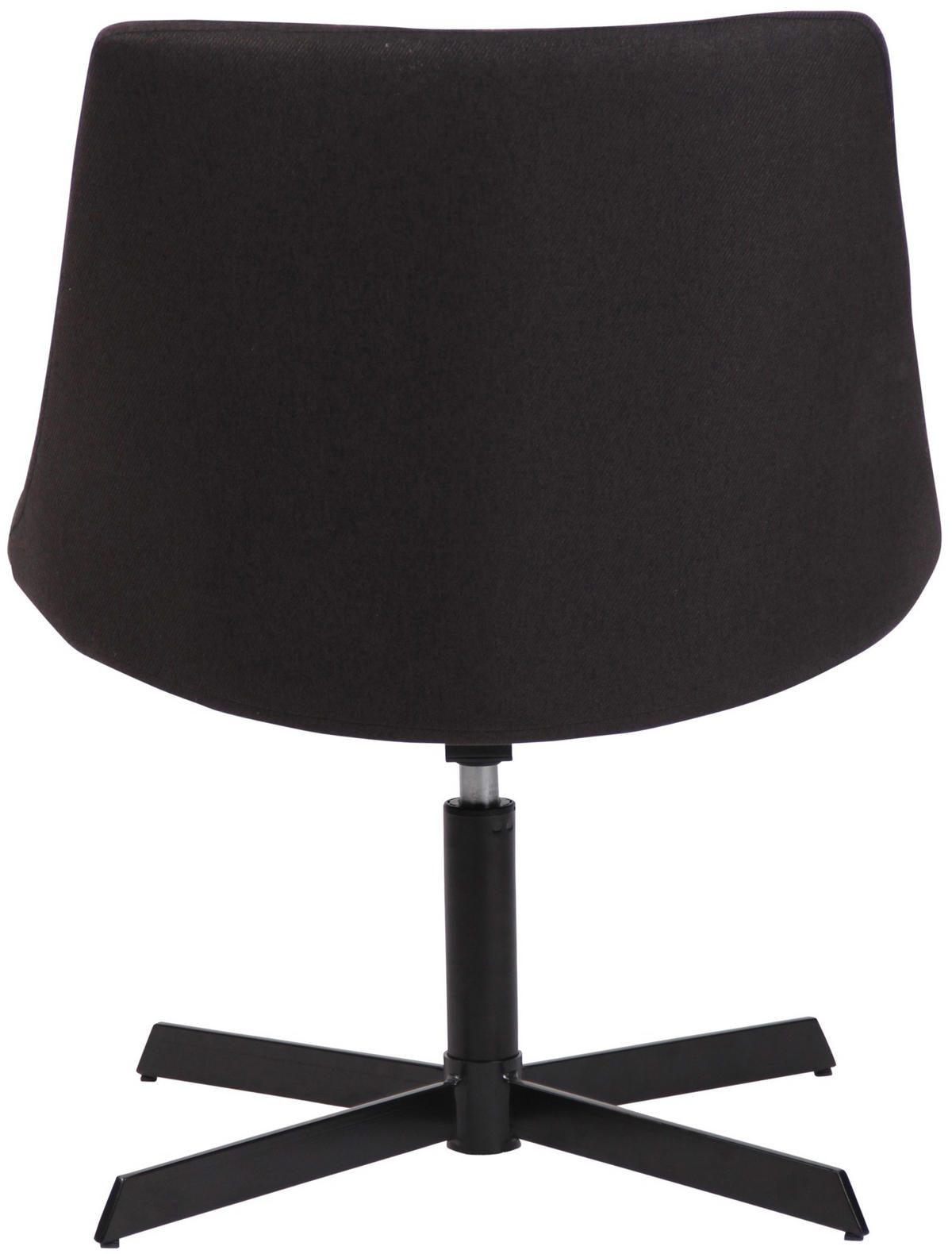 DREHSTUHL Stoff schwarz - Schwarz, Textil/Metall (63/79/71cm) - CLP