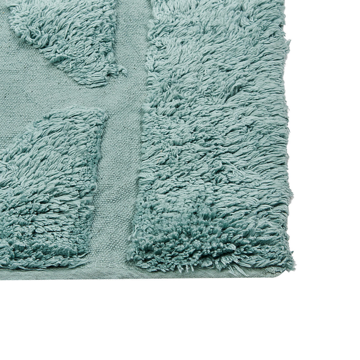 KURZFLOR-TEPPICH Sirnak 230/160 cm - Grün, Textil (160/230cm) - Beliani