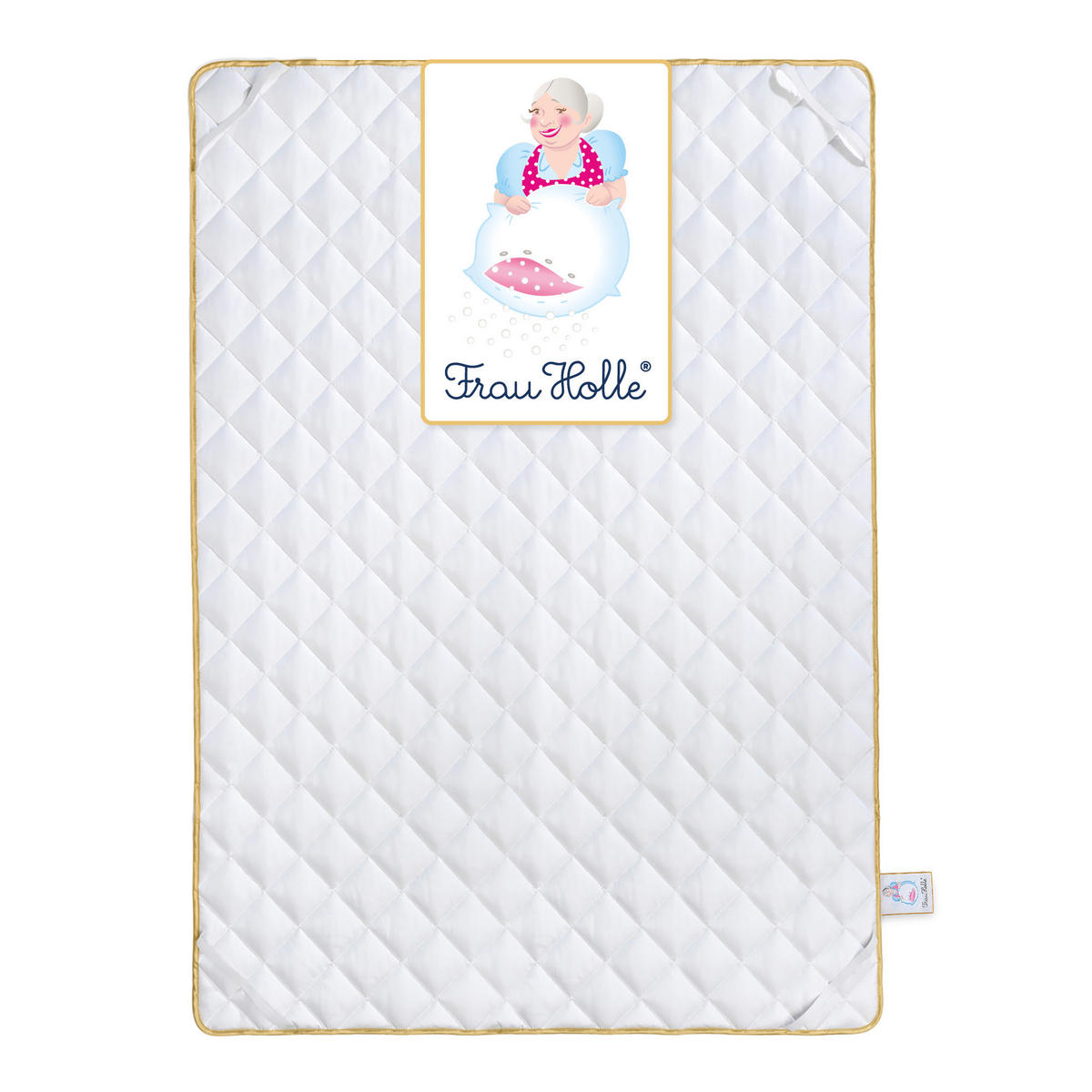 MATRATZENAUFLAGE PREMIUM Baumwolle leicht - Weiß, Naturmaterialien/Textil (140/200cm) - Frau Holle