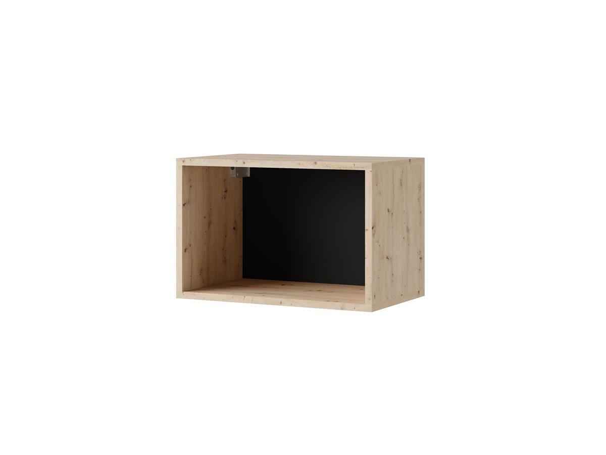 REGAL Bird Artisan Eiche, Hängebücherregal - Eiche Artisan, Holzwerkstoff (50/32/30cm) - Bettso