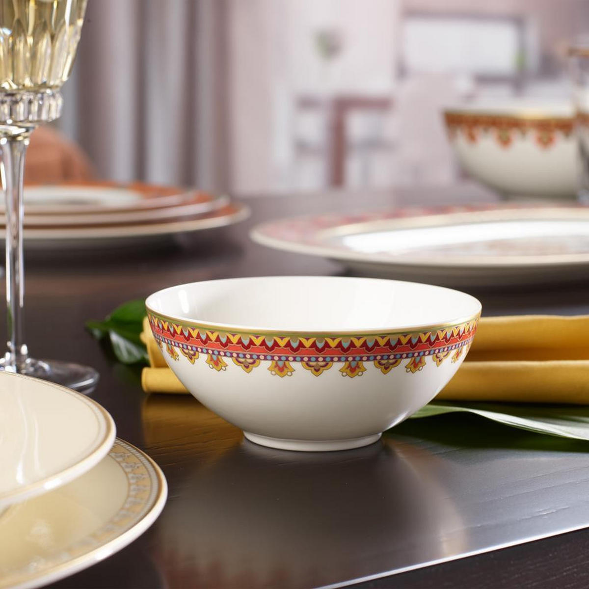 DESSERTSCHALE Samarkand Rubin bunt ø 13 cm - Multicolor, Keramik (13cm) - Villeroy & Boch