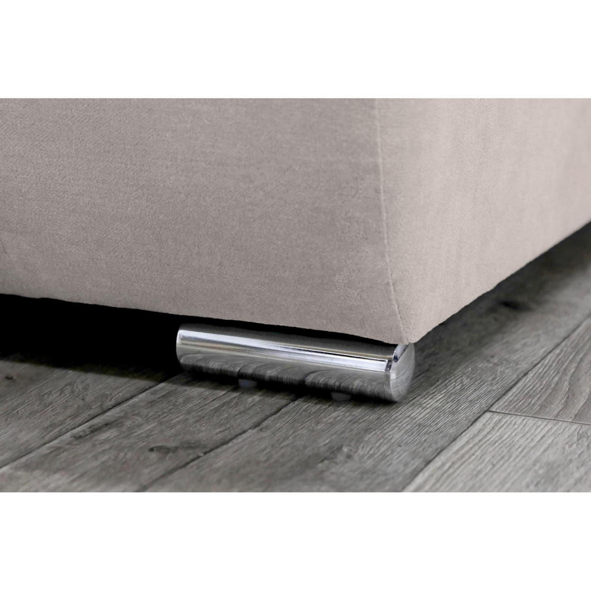 SCHLAFSOFA Draco 3-Sitzer, mit Bettkasten, Beige - Beige, Textil (240/85/110cm) - Beautysofa